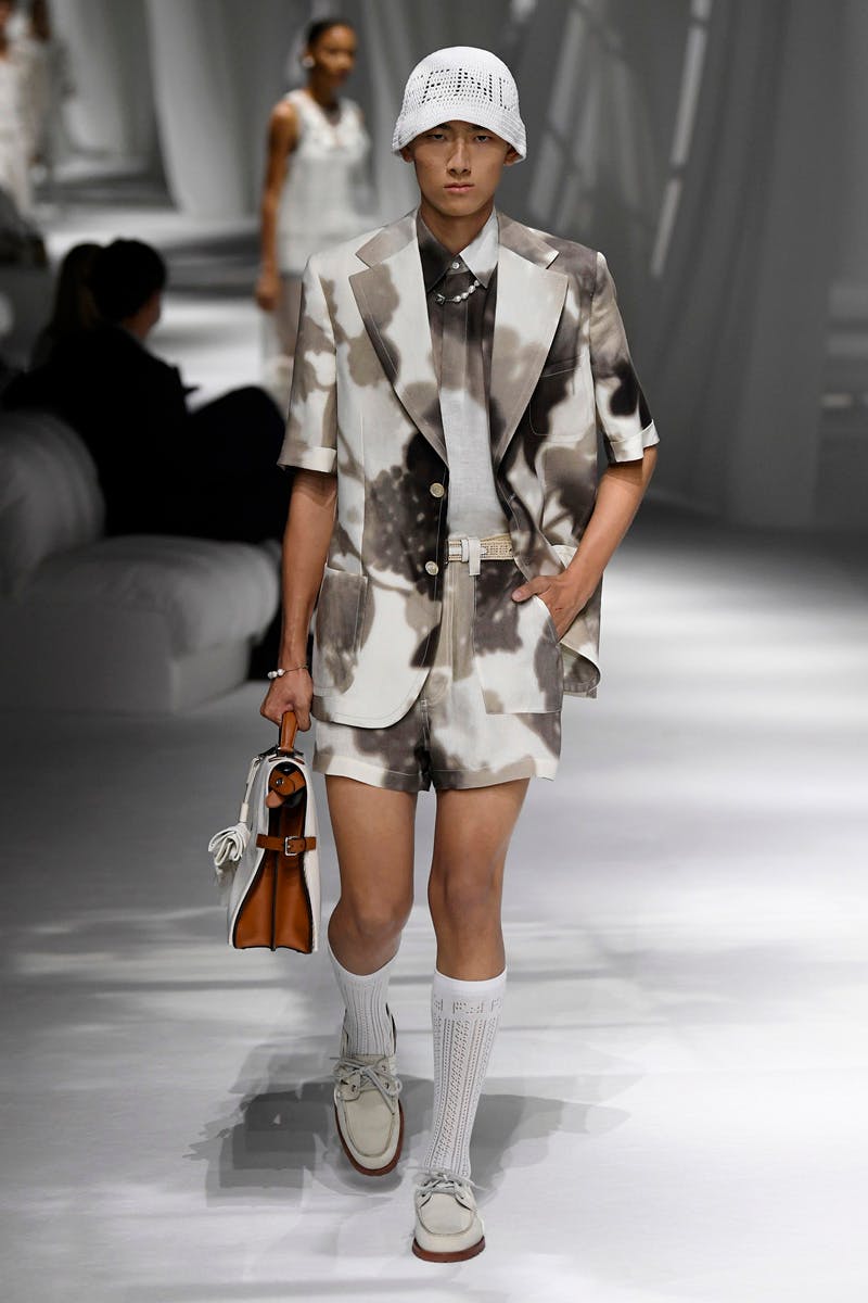 Silvia Venturini Fendi’s Swan Song was a Linen & Pearls Kind of Affair