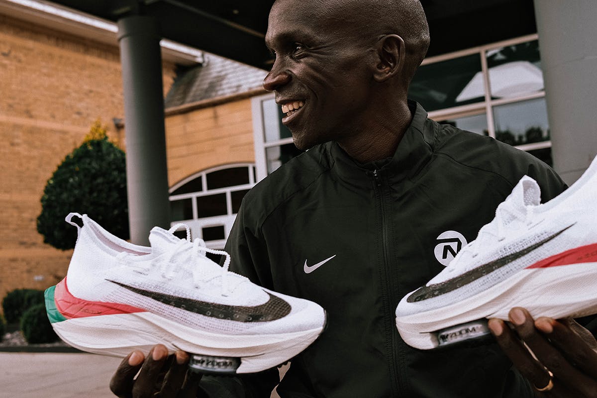 Eliud Kipchoge the Nike Air Zoom Alphafly NEXT% Kenya