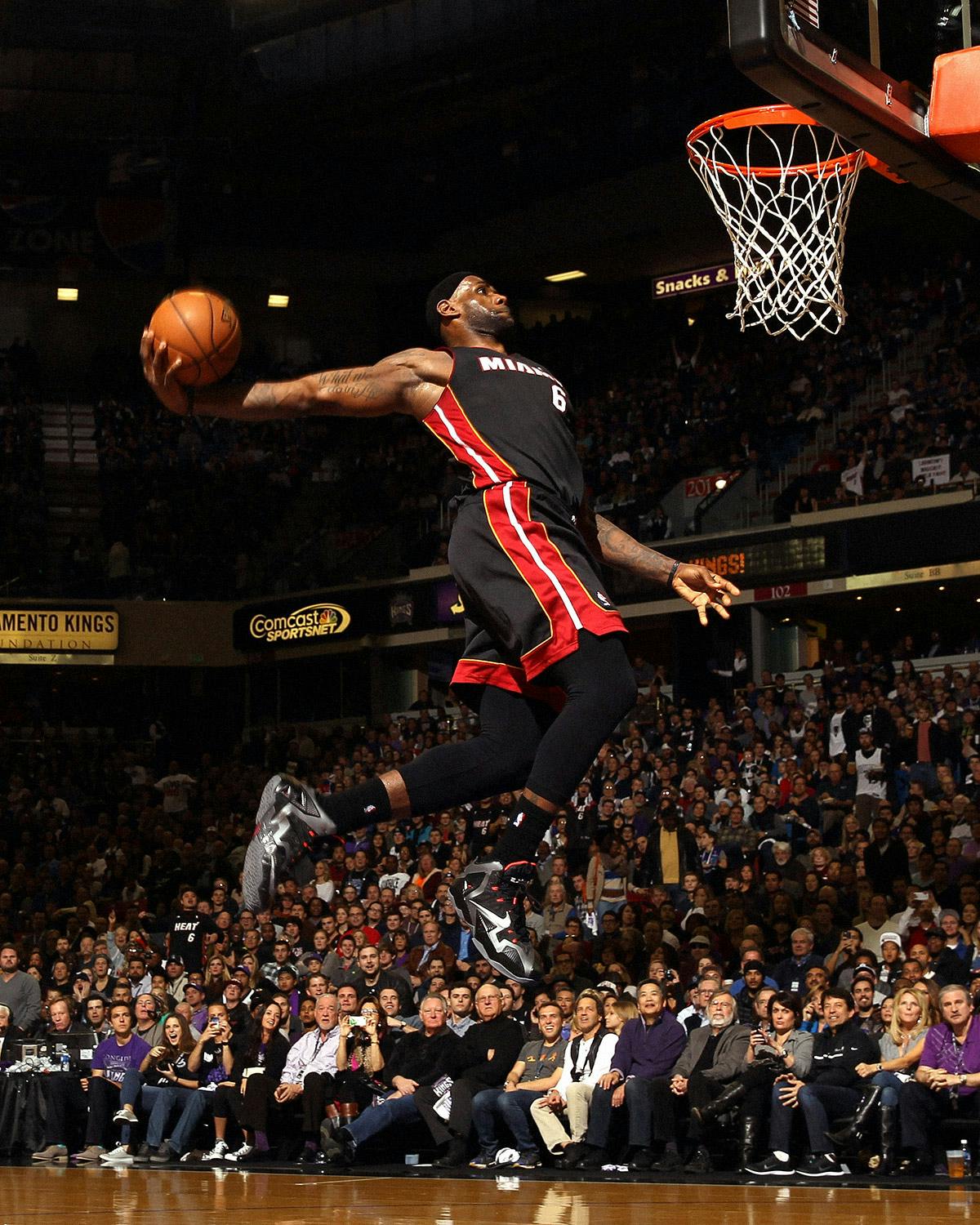 Lebron James on-court sneakers