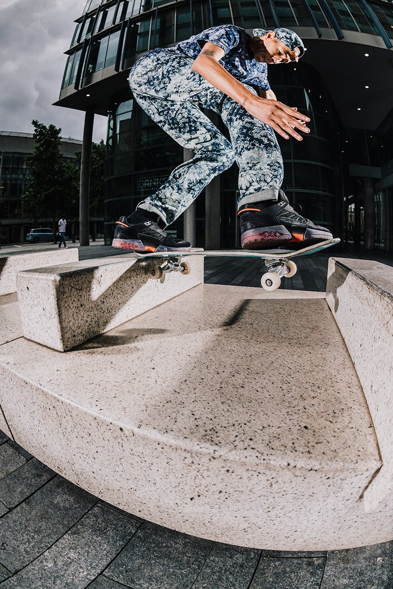 Lucien Clarke personal pair of his signature Louis Vuitton skate sneakers  🙏🏼 🕊 Photo: @lucienclarke