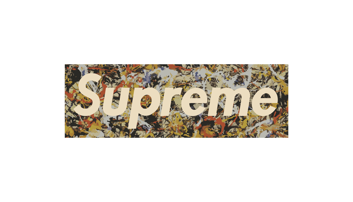 Supreme x Louis Vuitton Box Logo Sticker Set