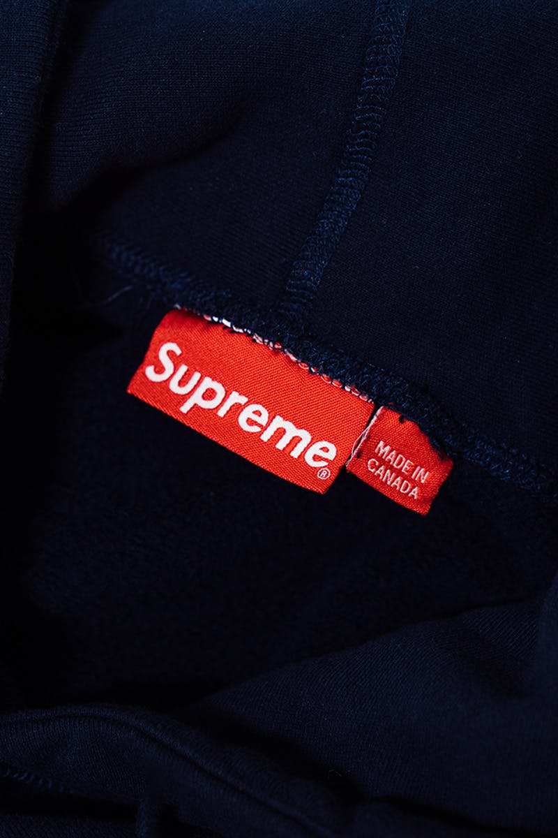 supreme wash tag made in china