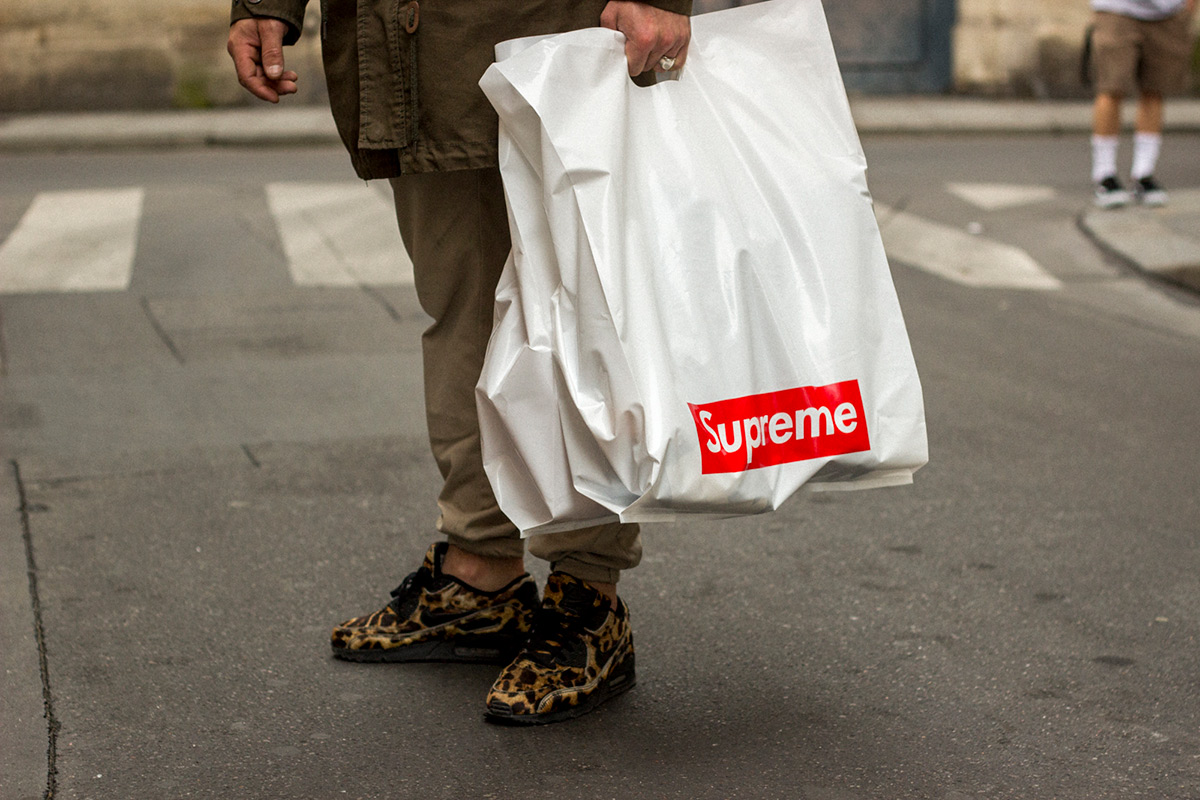 supreme shopping bag
