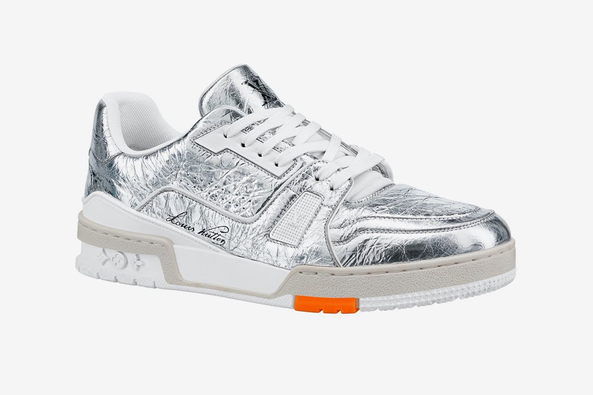 Louis Vuitton LV Trainer Metallic Silver: Official Release Info