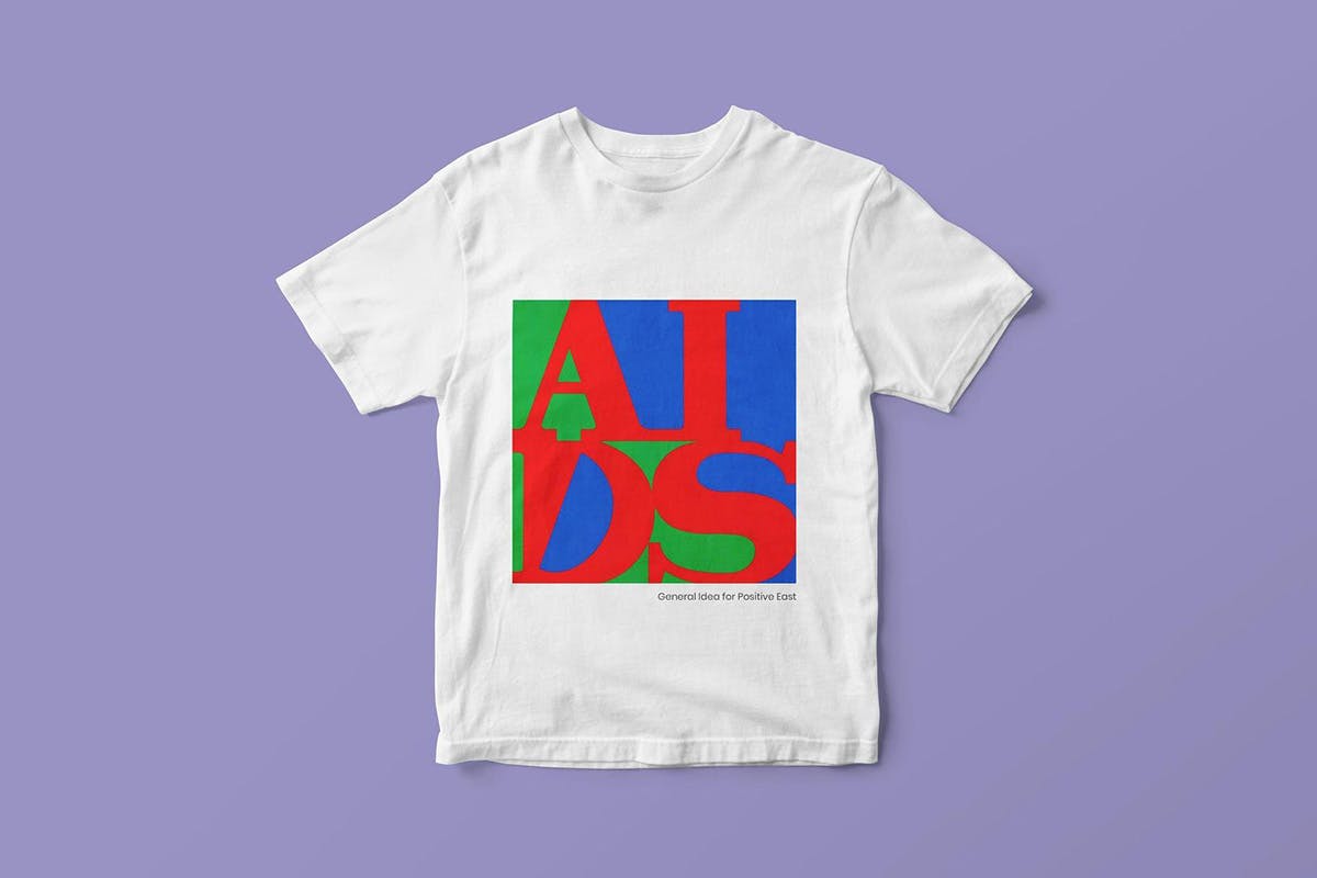 positive east aids tee