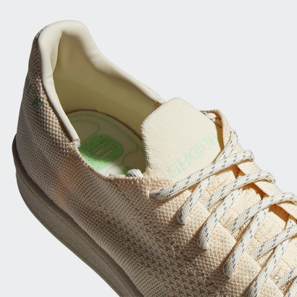 adidas Originals x Pharrell Williams Superstar knitted sneakers in white