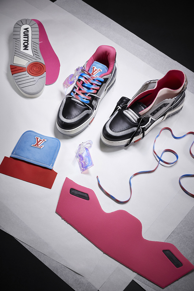 Virgil's New LV Trainers Are Made From Old Louis Vuitton Shoes