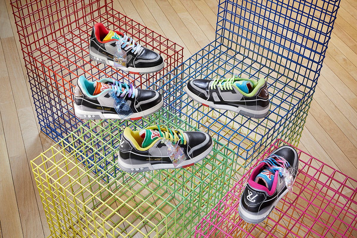 Virgil's New LV Trainers Are Made From Old Louis Vuitton Shoes