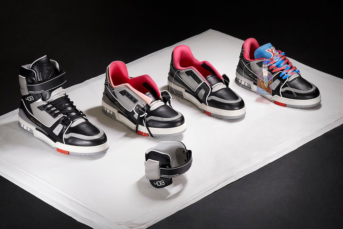 How Virgil Abloh's City Series Louis Vuitton Trainers Look On Foot