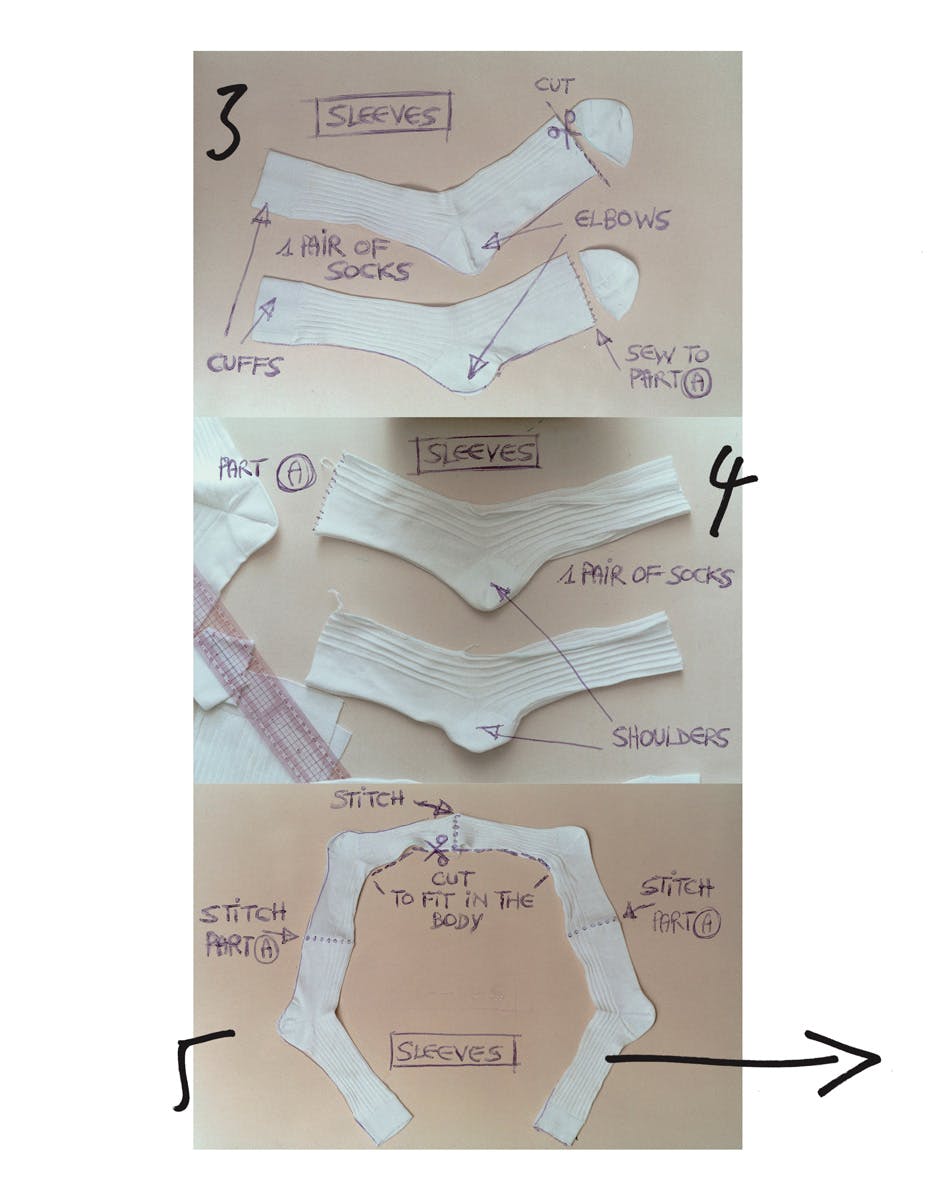 Here s How To Stitch a Margiela Sweater Out of Socks