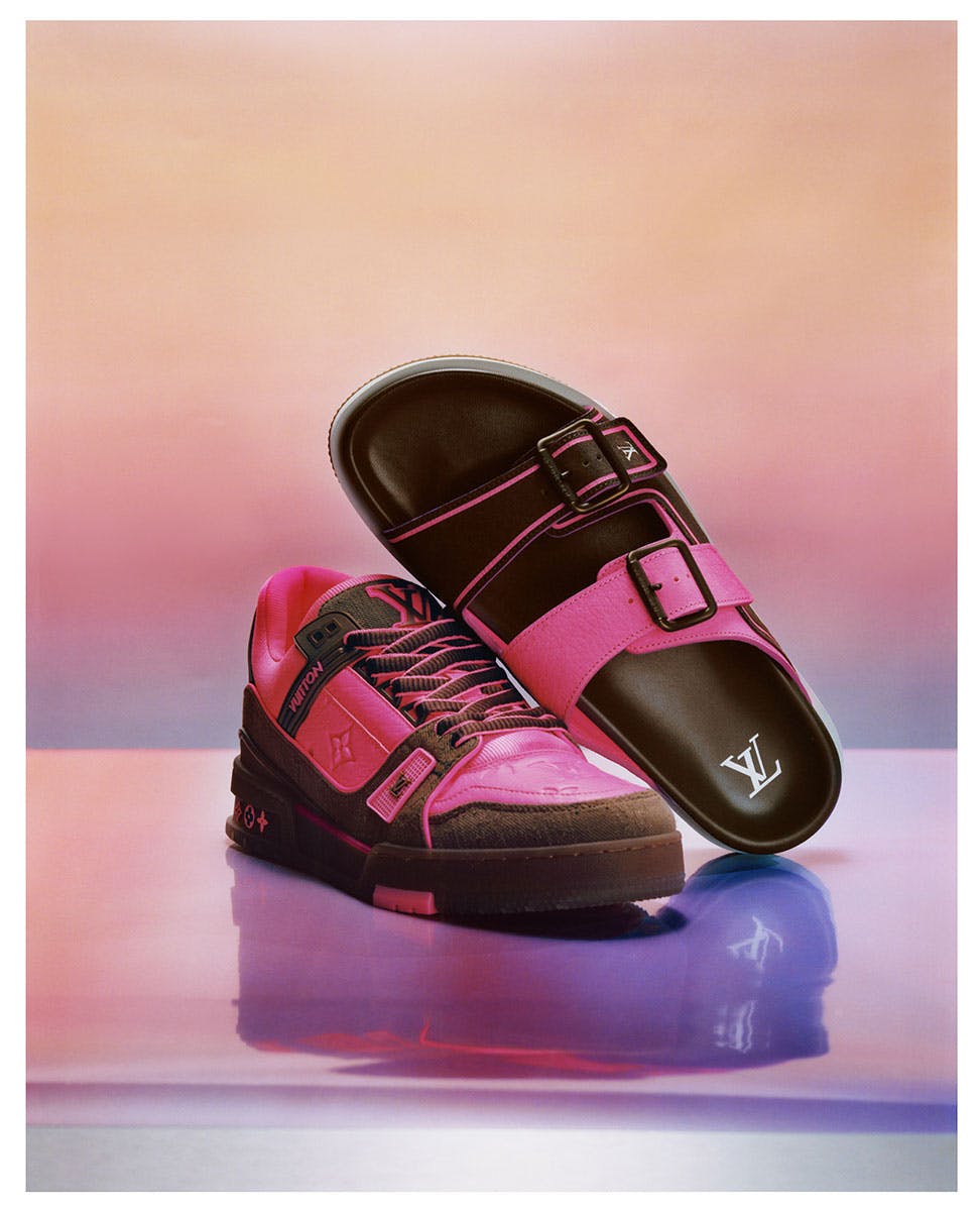 Louis Vuitton Trainer Sneaker Purple - shoes lovers