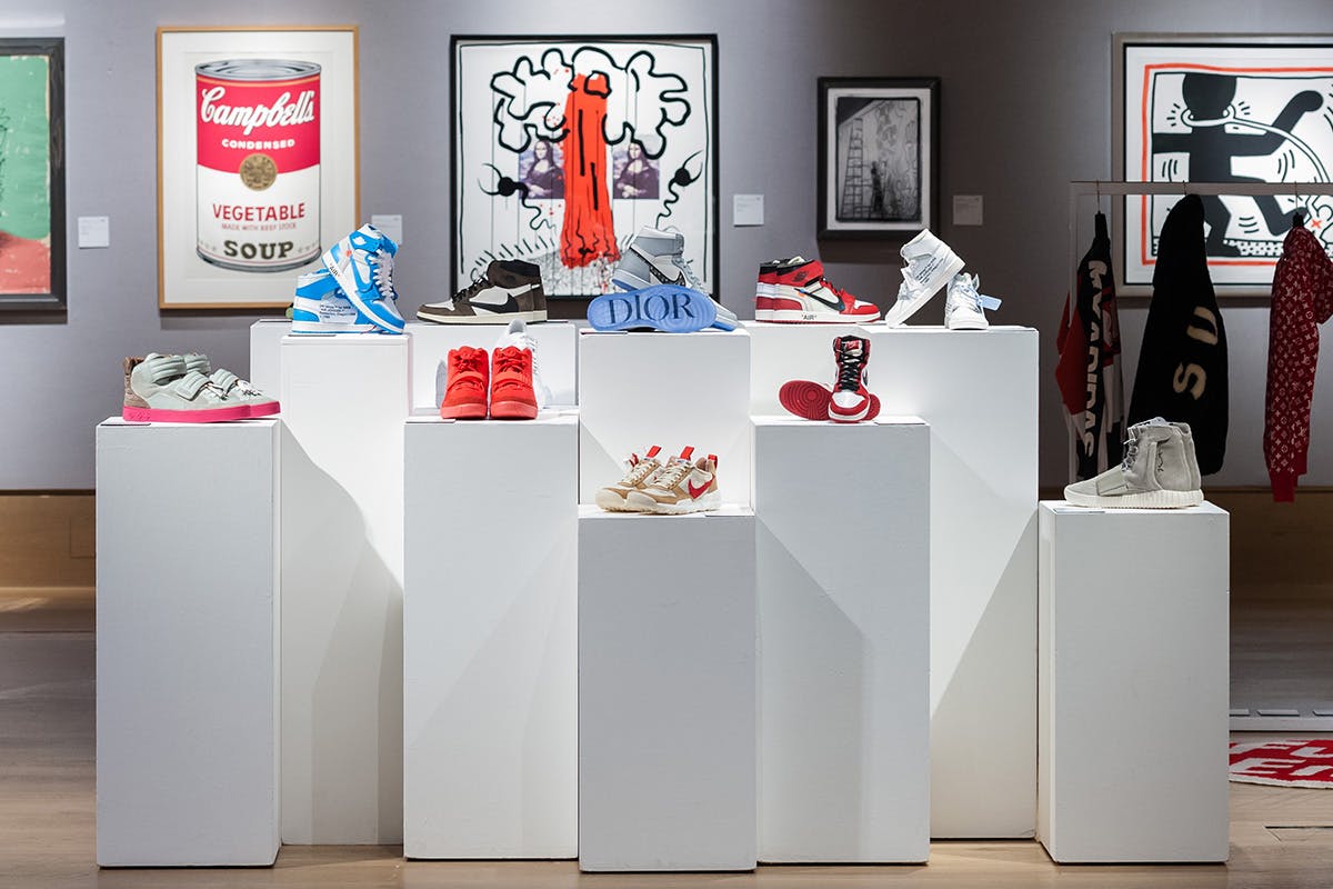 A Virgil Abloh-created sneaker exhibit opens in New York