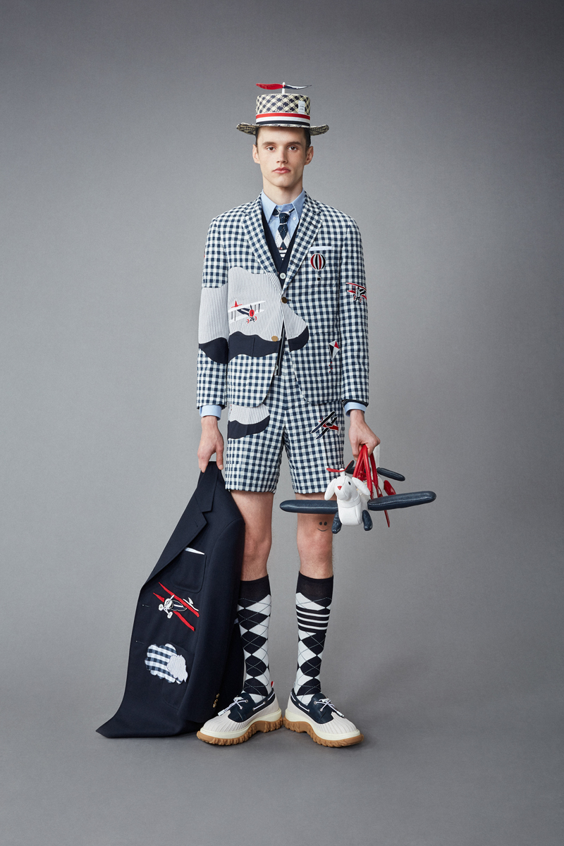 Thom Browne's Resort 2022 Collection Takes to the Skies