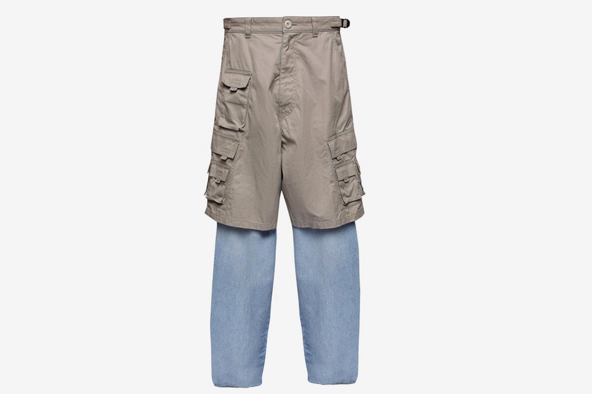 balenciaga cargo shorts-jeans