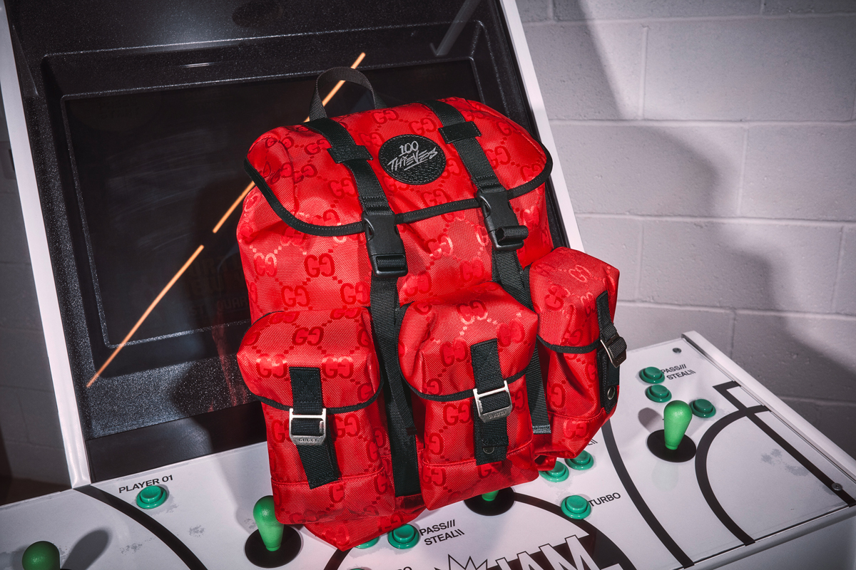 100 thieves gucci backpack collaboration release date info buy price