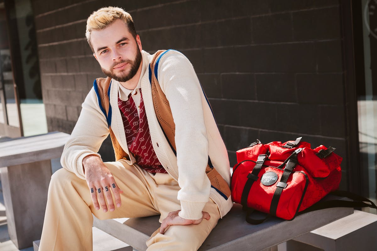 Gucci Red Backpacks