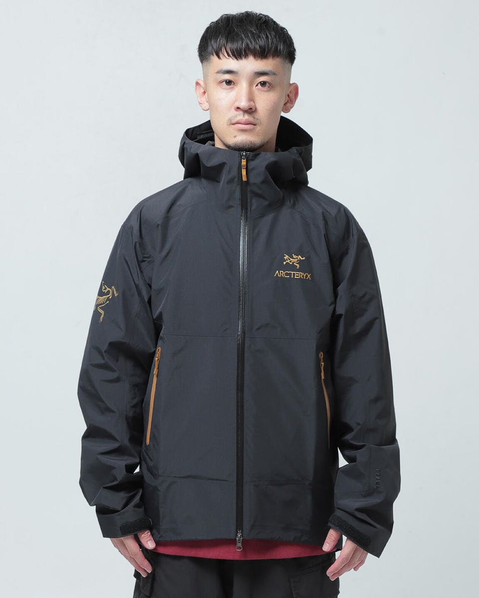 beams arcteryx fall winter 2021 fw21 black gold zeta sl atom ar hoody jacket mantis 1 2 bag collaboration collection