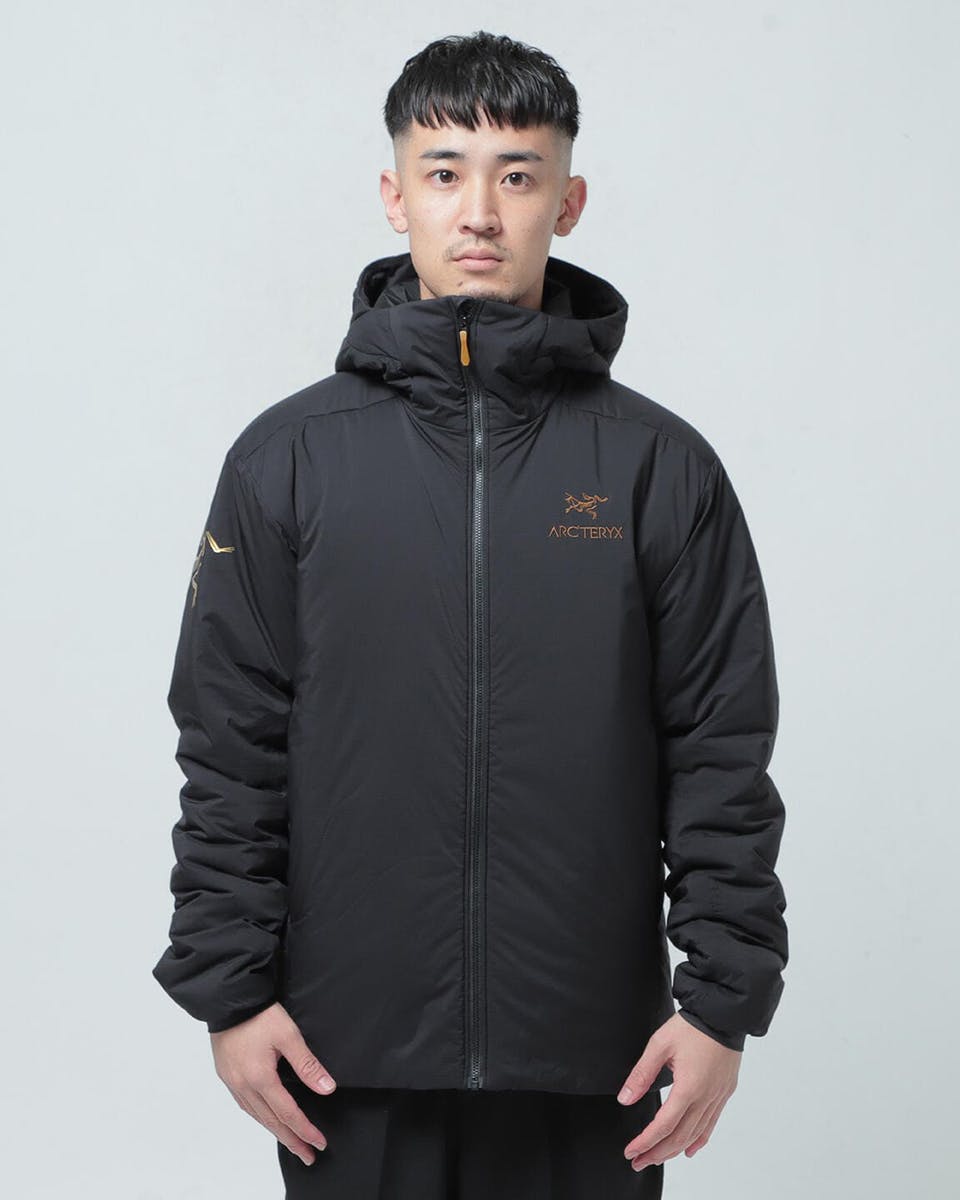 beams arcteryx fall winter 2021 fw21 black gold zeta sl atom ar hoody jacket mantis 1 2 bag collaboration collection