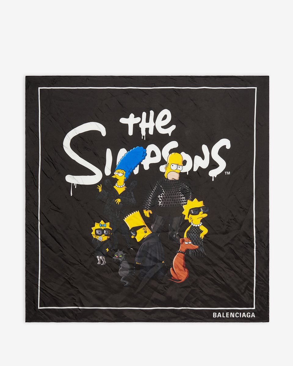 balenciaga simpsons collab clothing merch drop release date info buy price