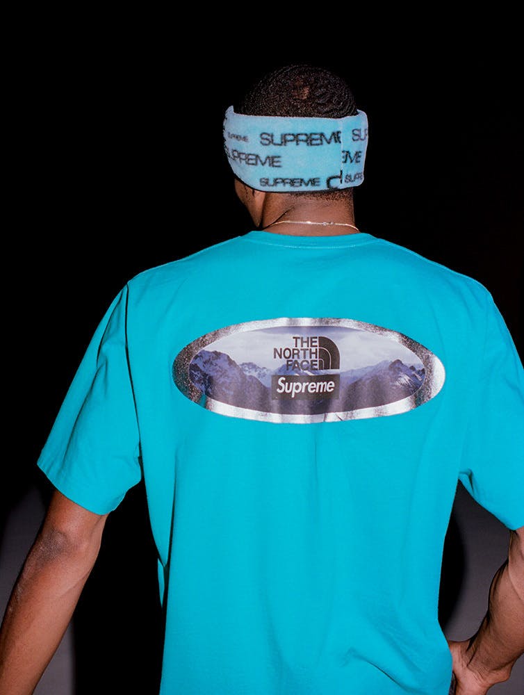 専用supreme/theNorthface FW21 Supreme The North Face Bleached Denim Print 6-Panel (FW21) - $54