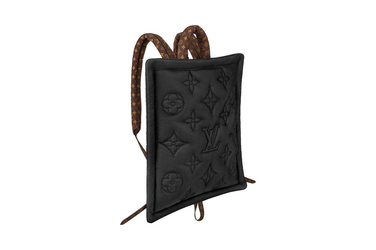 Louis Vuitton LV Pillow Backpack Black in Econyl/Coated Canvas