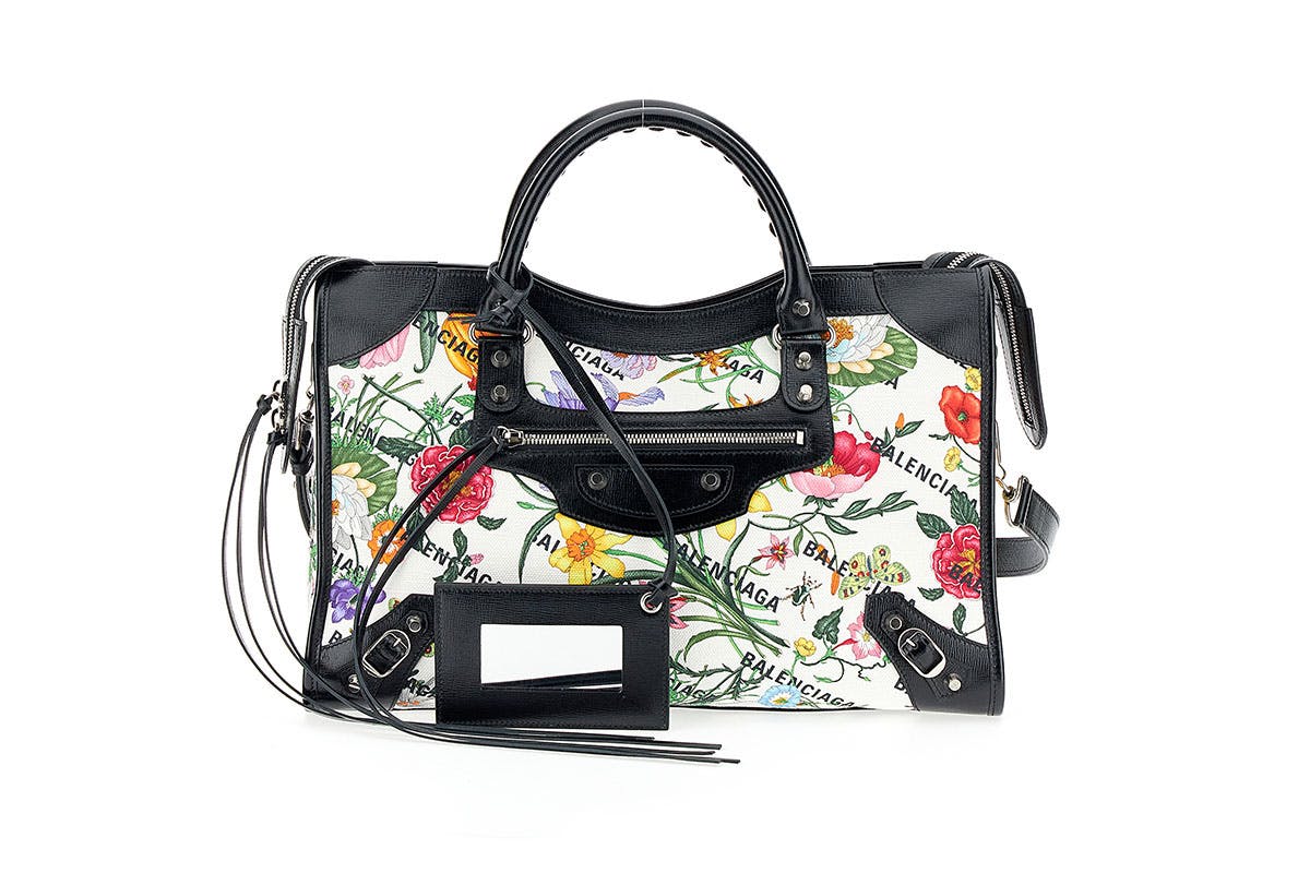 Gucci x Balenciaga The Hacker Project Graffiti Large Tote Bag