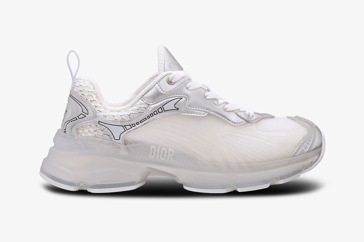 Dior Releases New Vibe Sneakers in Gold & Silver