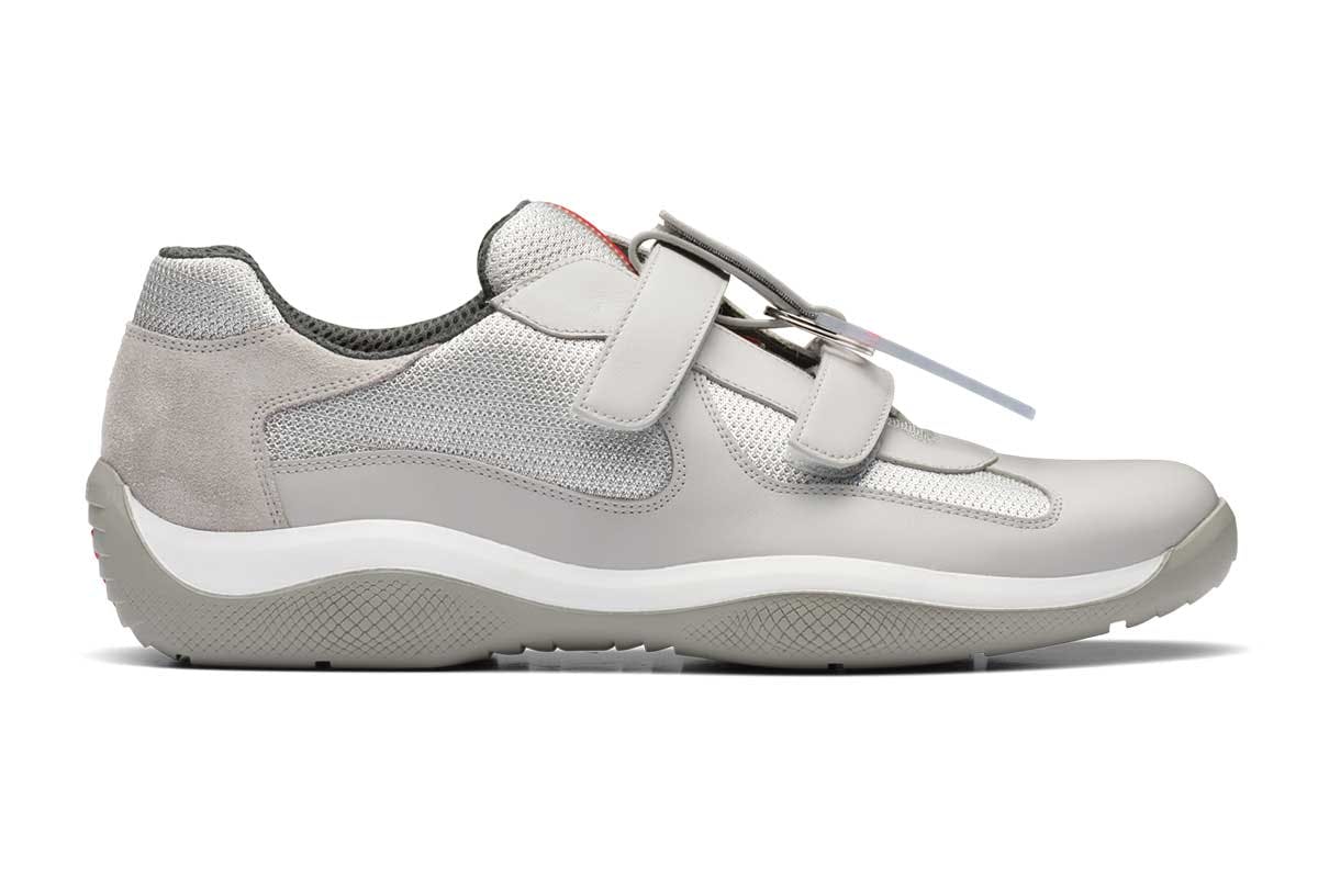 Prada's America's Cup Sneaker Original Colorways, Velcro