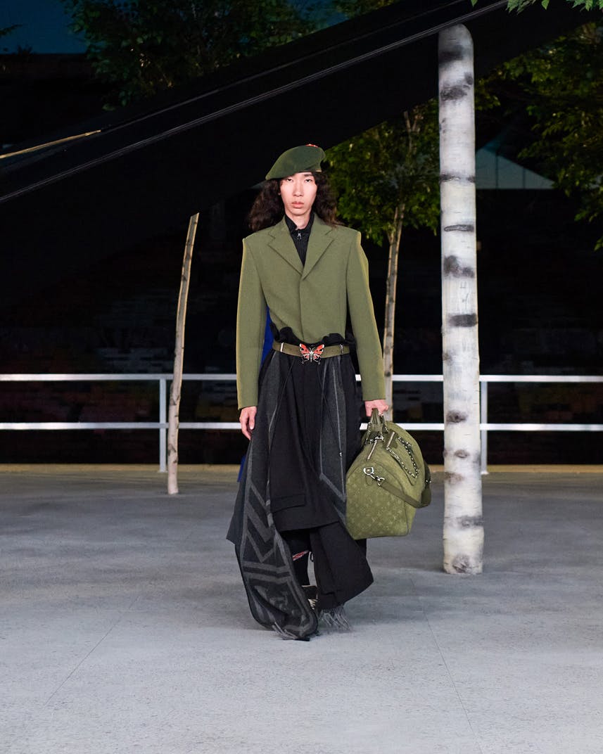 Street Style At Louis Vuitton's Fall 2022 Show Paid Tribute To Virgil Abloh