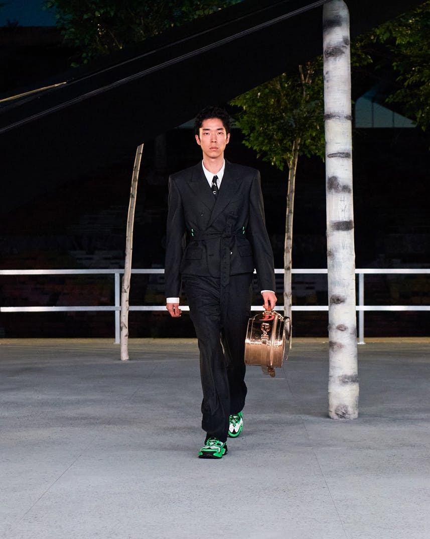 Louis Vuitton Runway Damier /Men'S/7 Black mens