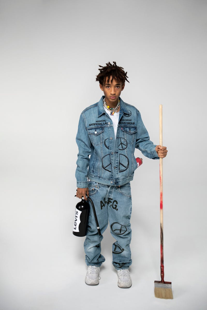 jaden smith levis 501 jeans trucker jacket type 3 collab release date info buy price collection where online website store