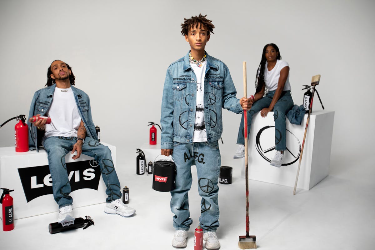 jaden smith levis 501 jeans trucker jacket type 3 collab release date info buy price collection where online website store