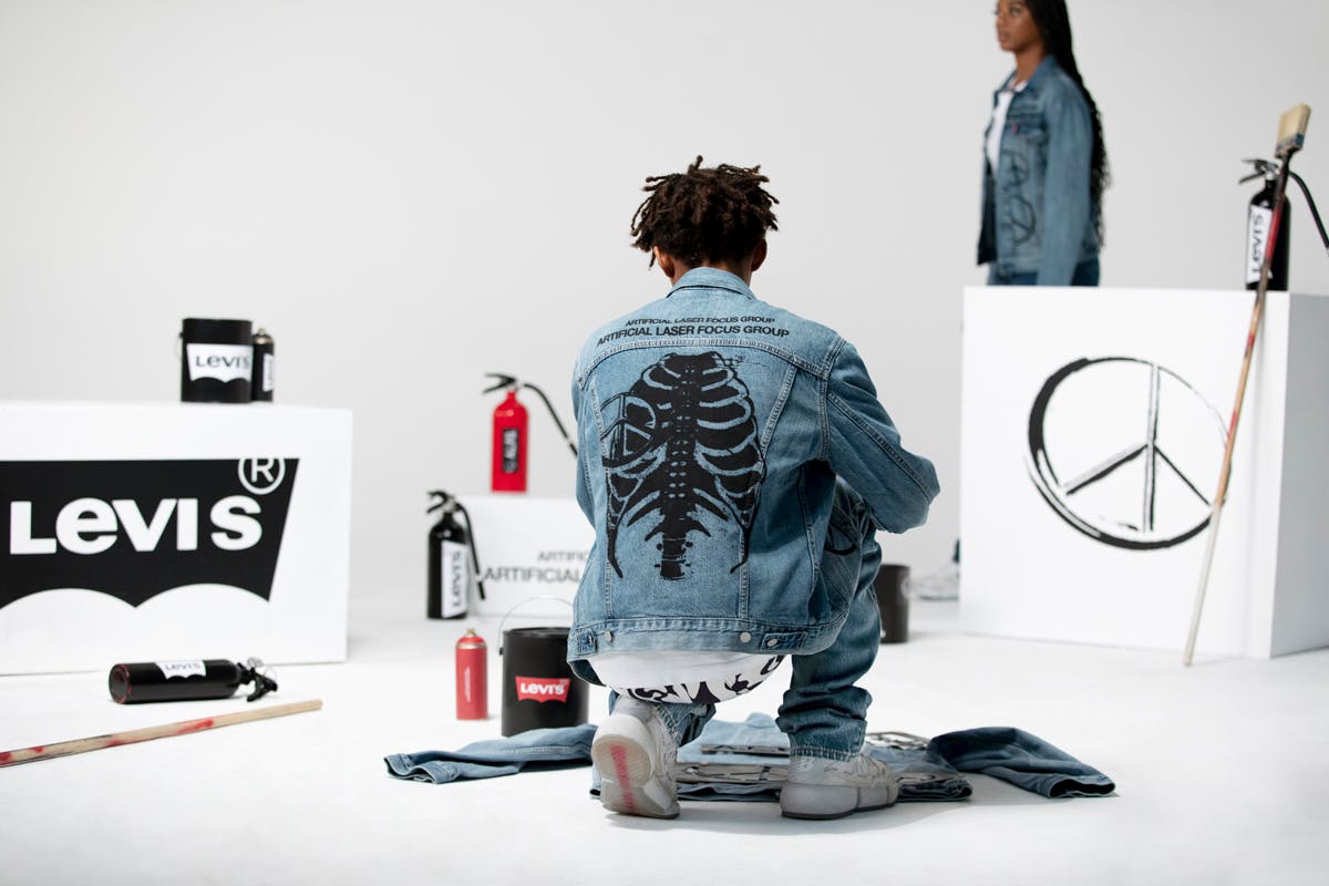 jaden smith levis 501 jeans trucker jacket type 3 collab release date info buy price collection where online website store