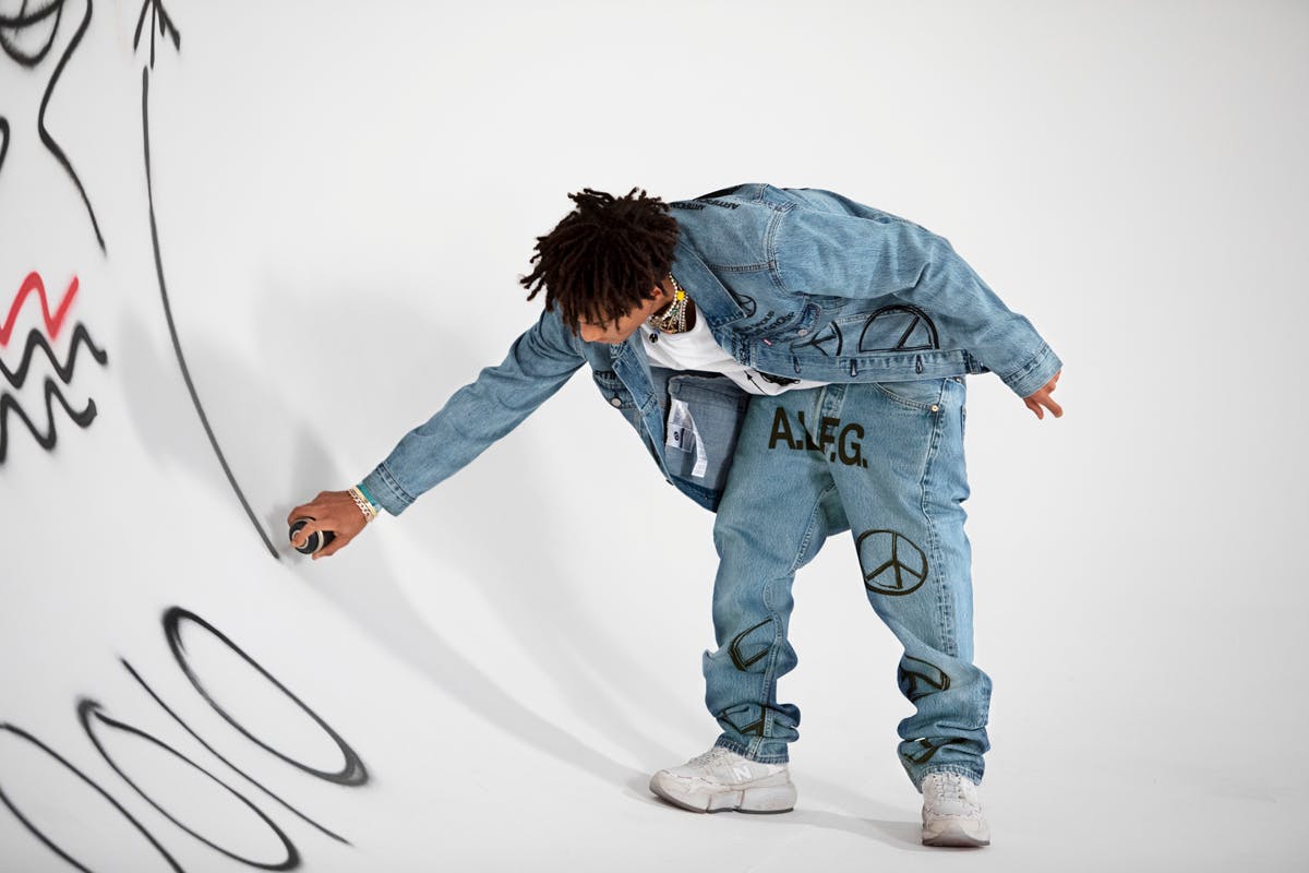 jaden smith levis 501 jeans trucker jacket type 3 collab release date info buy price collection where online website store