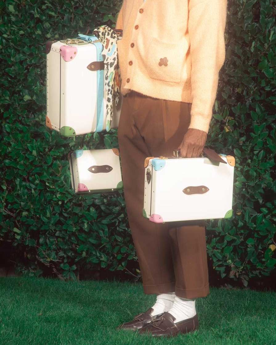 tyler the creator golf le fleur wang globe trotter suitcase collab bag collection