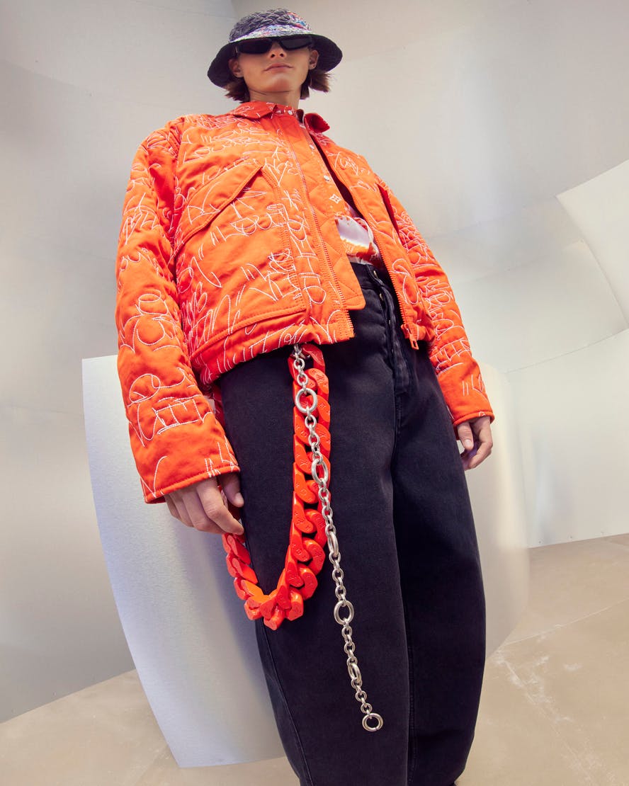 Neon glows and distressed bears: Virgil Abloh goes big (and colourful) for  Louis Vuitton Pre-Fall 2022 – HERO