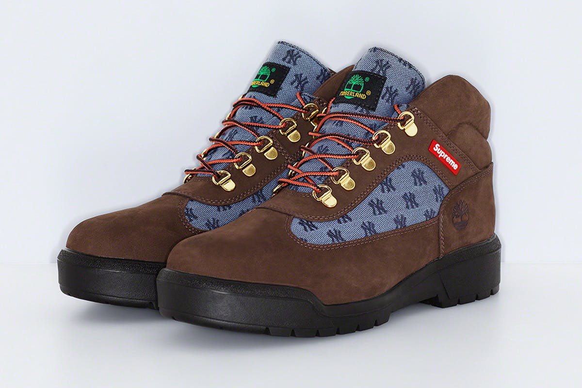 Supreme x New York Yankees x Timberland Field Boot: Buy Here