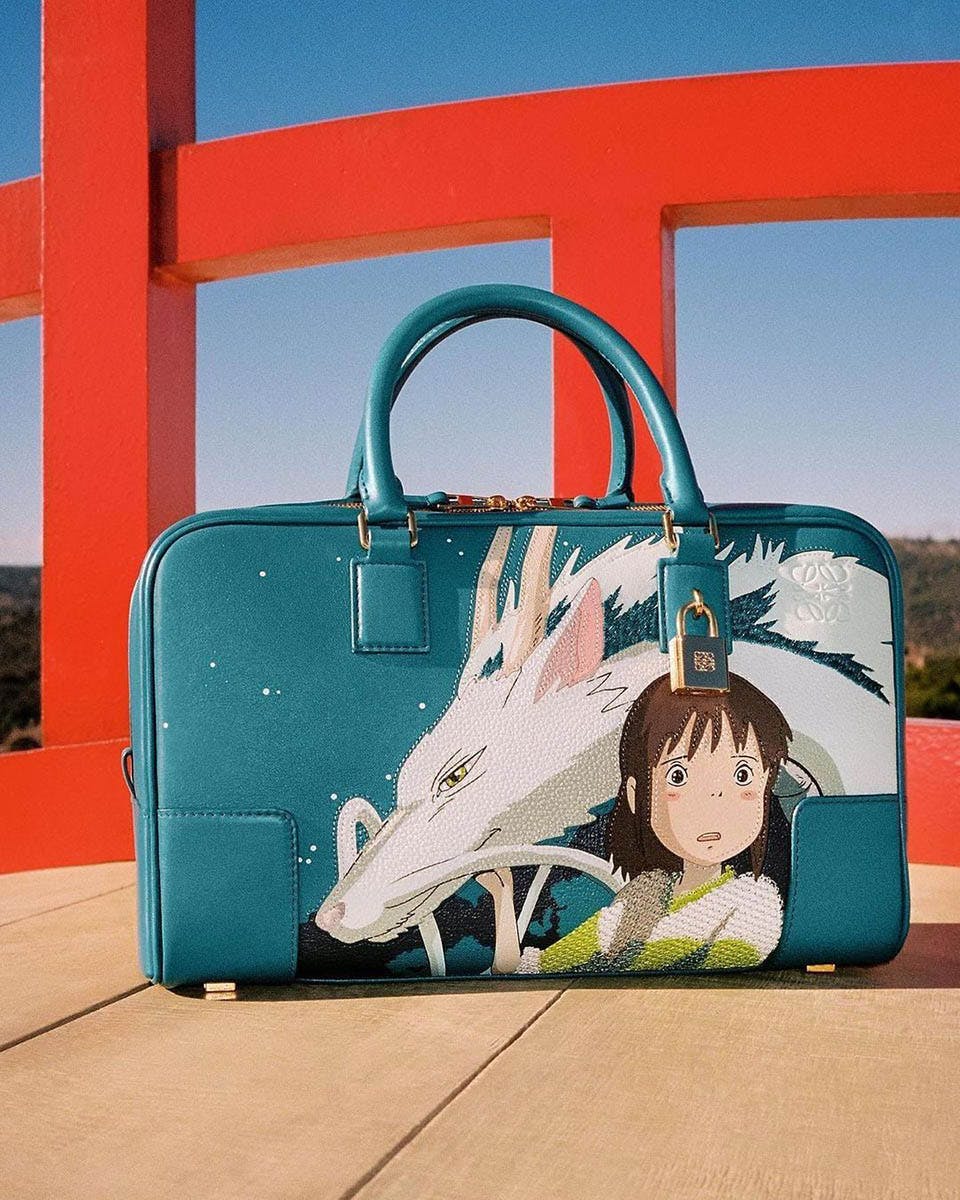 loewe spirited away studio ghibli collab collection release date info buy price list drop date bag shirt hoodie no face chihiro web store buy online
