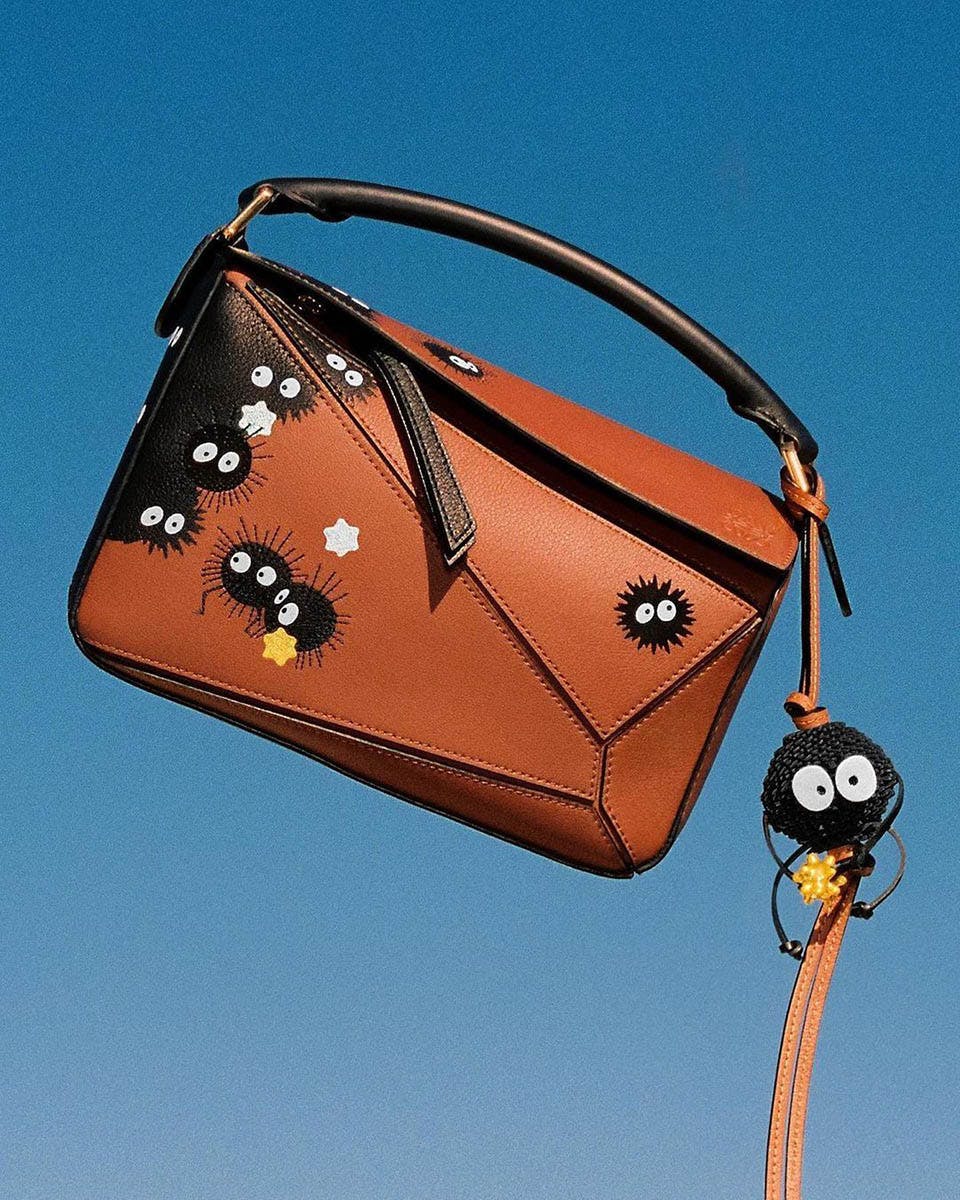 loewe spirited away studio ghibli collab collection release date info buy price list drop date bag shirt hoodie no face chihiro web store buy online