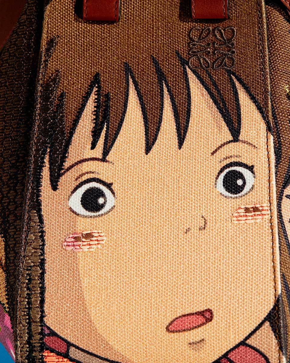 loewe spirited away studio ghibli collaboration collection jw anderson jonathon movie no face chihiro yubaba mouse rat bag release date info buy price 2022 january