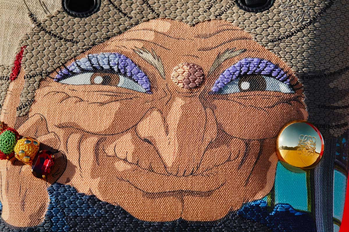 loewe spirited away studio ghibli collaboration collection jw anderson jonathon movie no face chihiro yubaba mouse rat bag release date info buy price 2022 january
