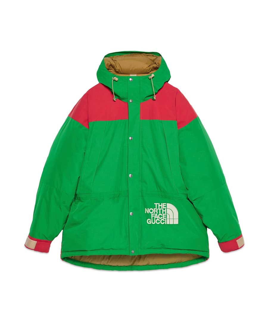 gucci the north face tnf fw21 second campaign collection collaboration drop release date info price buy nuptse release date lookbook jacket coat hat shoes list