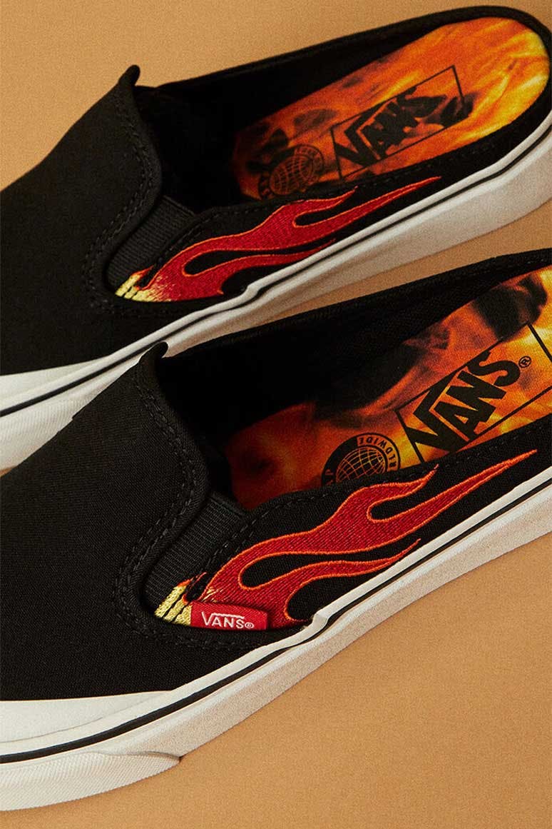 asap rocky vans collab pacsun mule slip on flames collab release date info buy price colorway