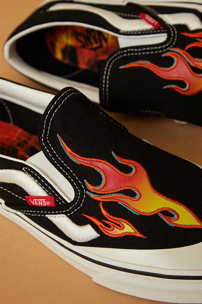 asap rocky vans collab pacsun mule slip on flames collab release date info buy price colorway