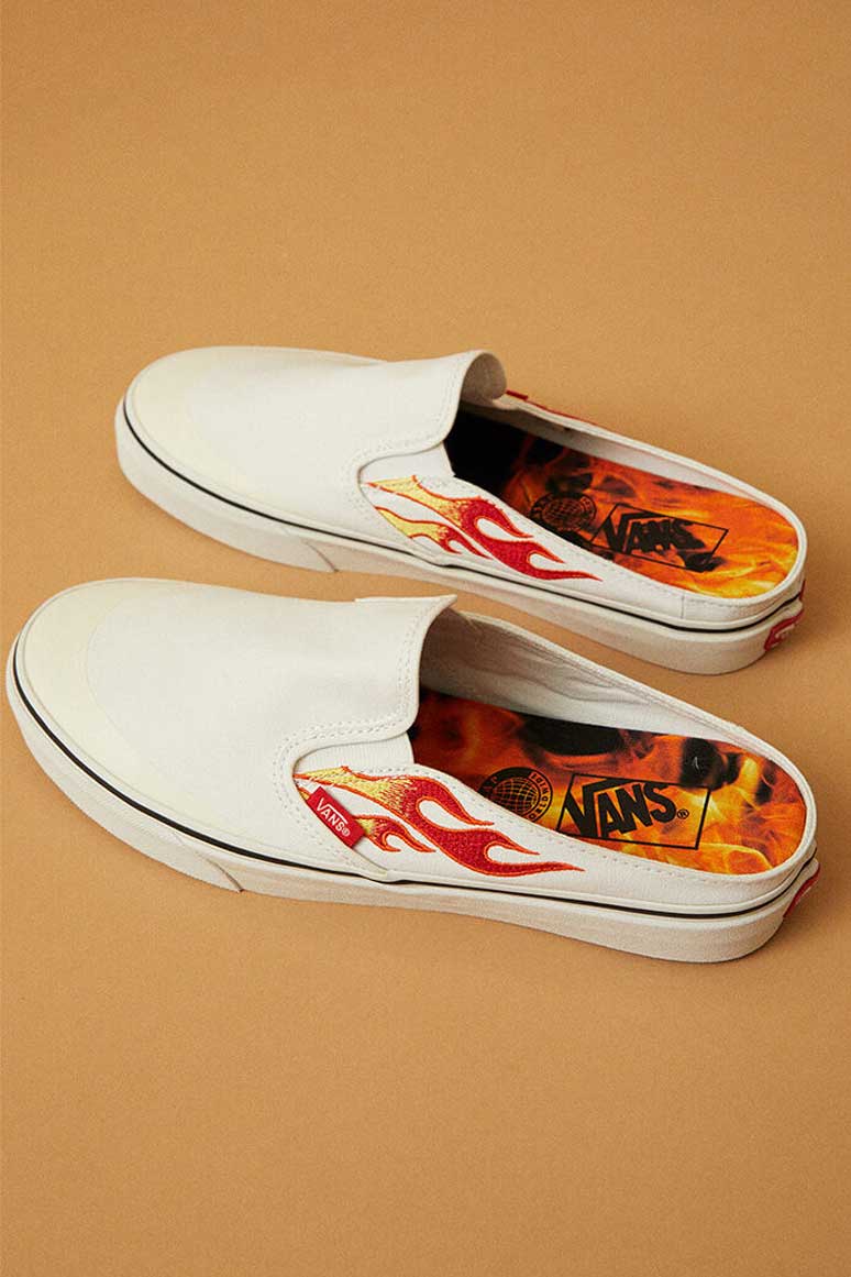 asap rocky vans collab pacsun mule slip on flames collab release date info buy price colorway