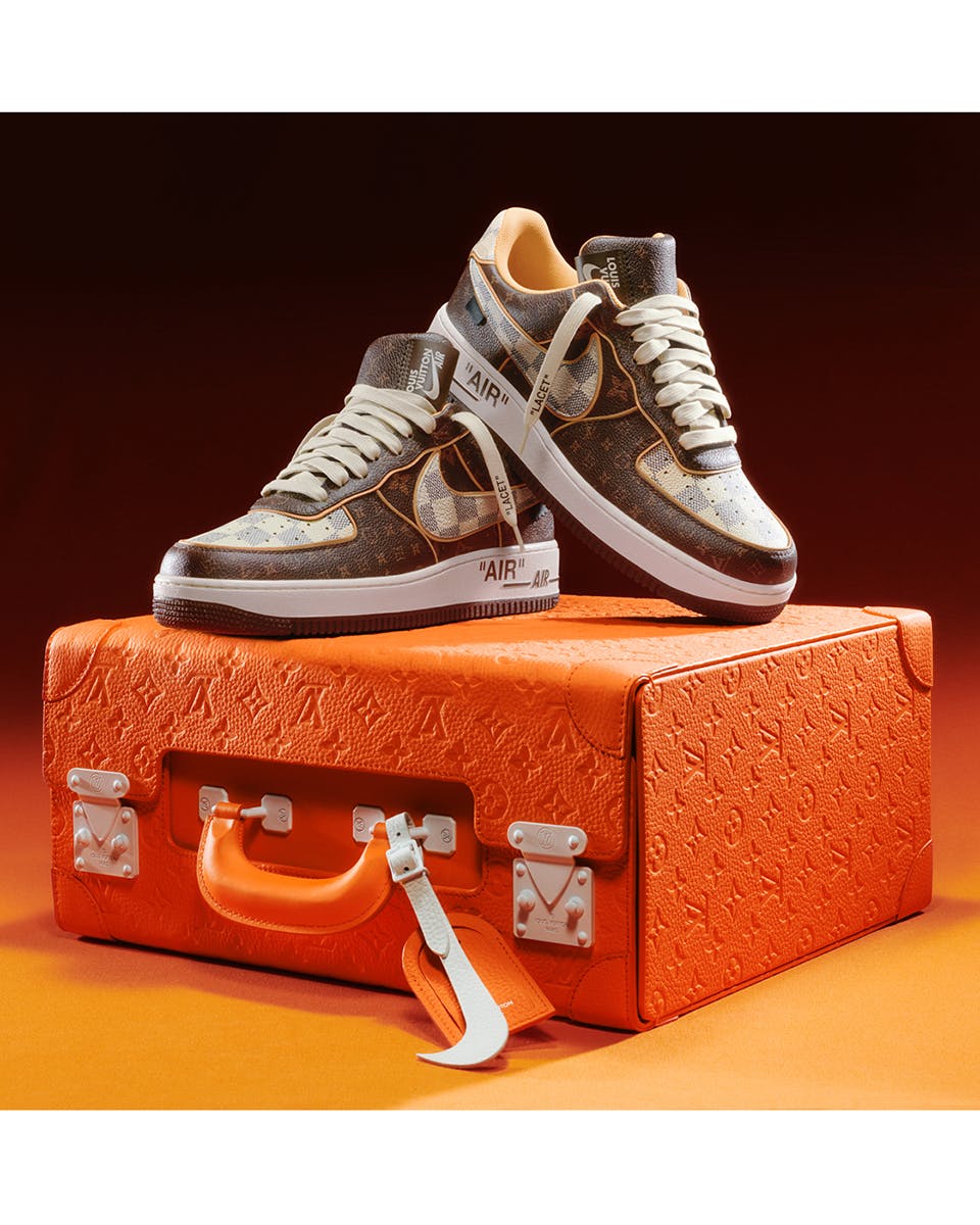 Nike Air Force 1 x Original Louis Vuitton Print – ZizzleKickz