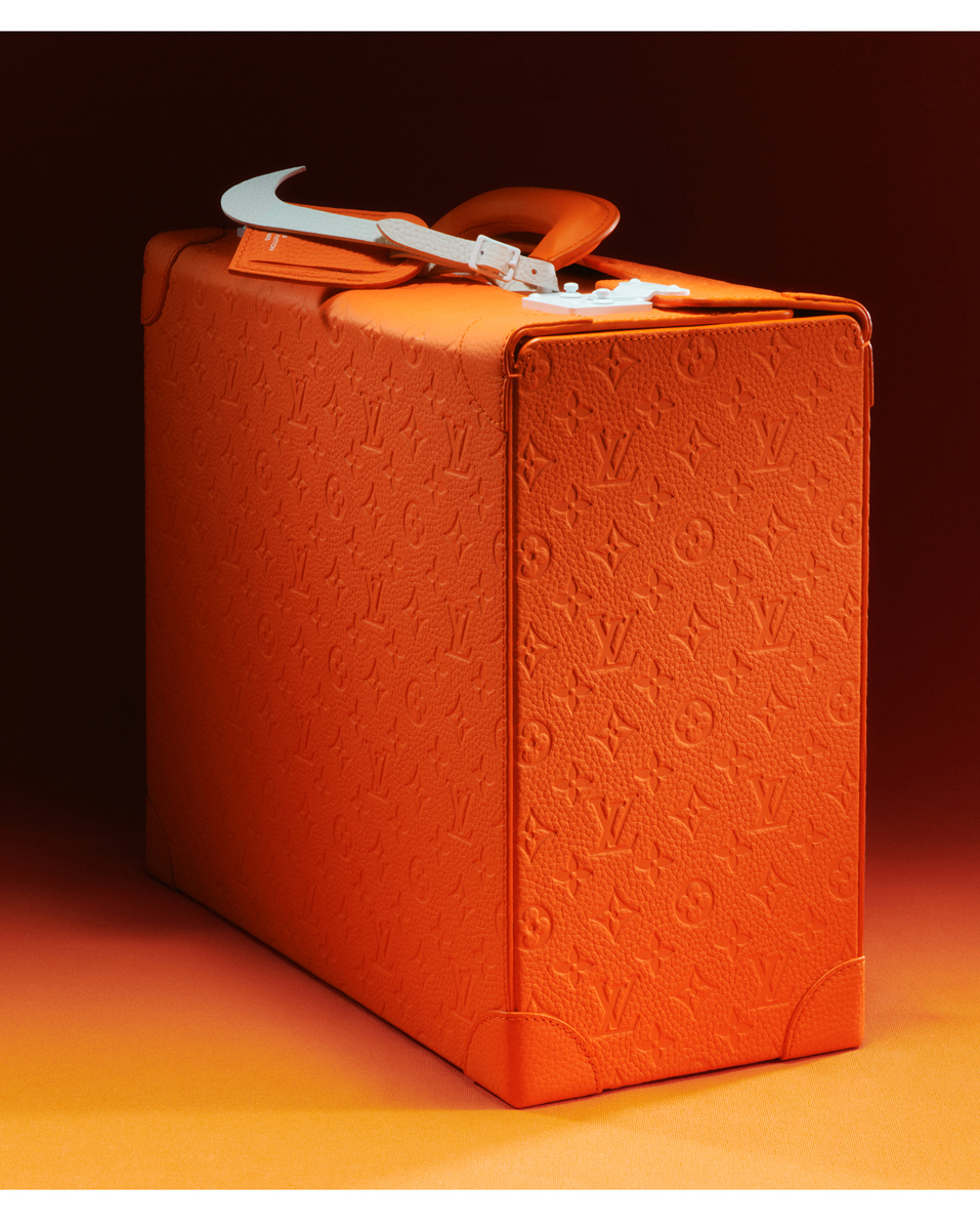 lv orange pouch