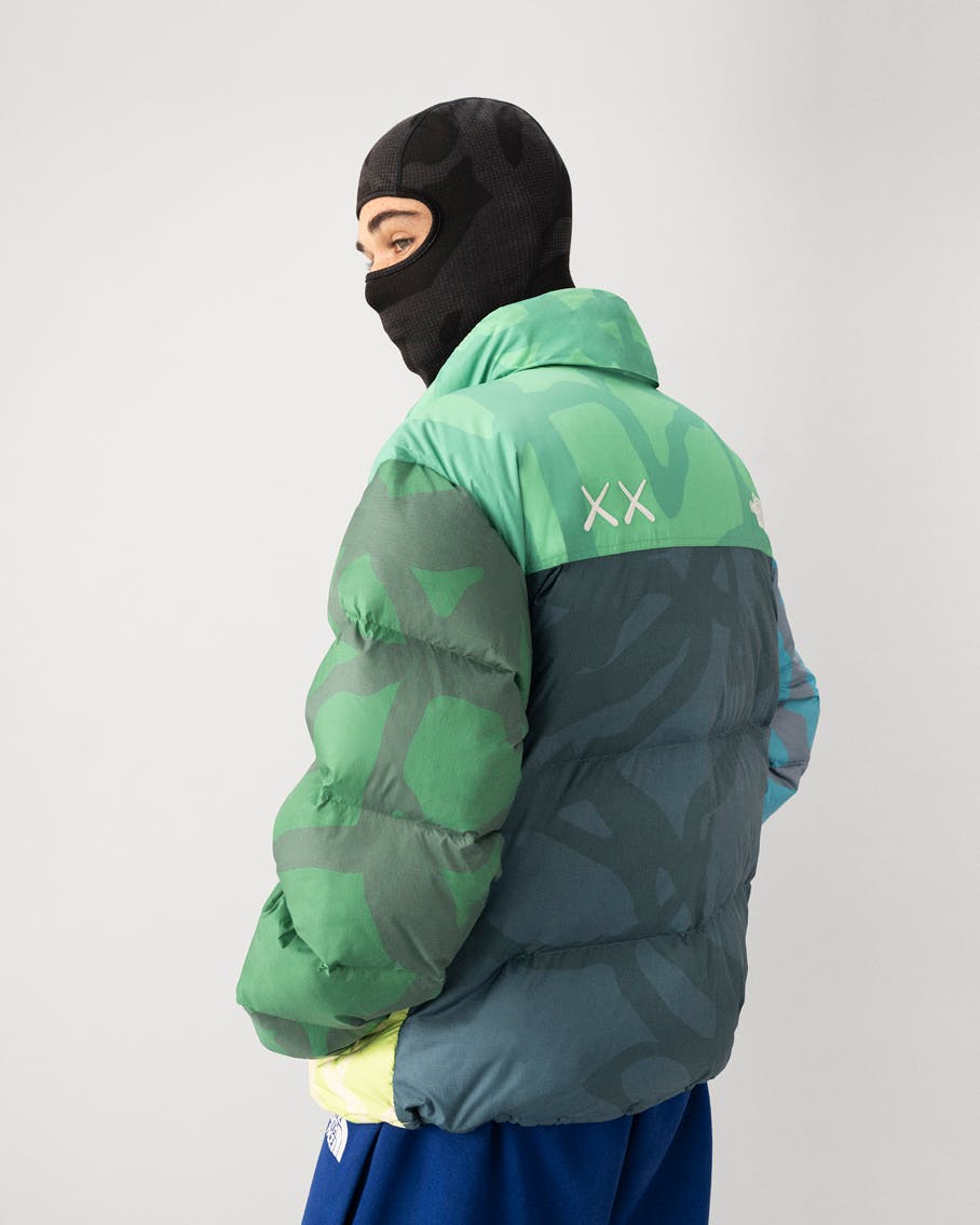 kaws the north face tnf collab collection lookbook price release date info buy web store resale nuptse fleece xx