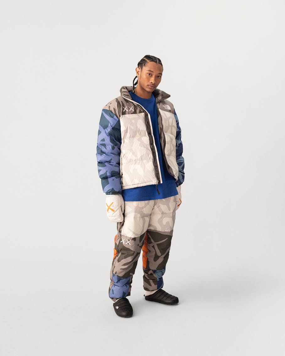 kaws the north face tnf collab collection lookbook price release date info buy web store resale nuptse fleece xx