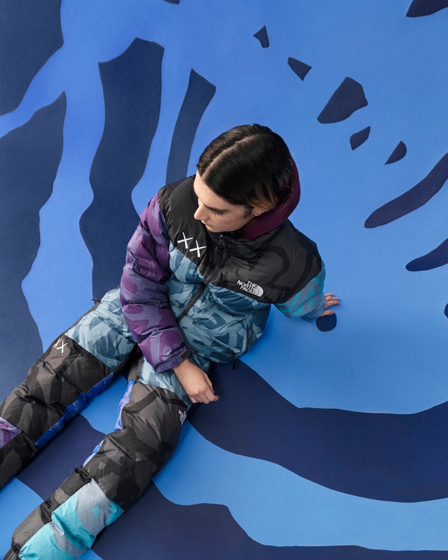 kaws the north face tnf collab collection lookbook price release date info buy web store resale nuptse fleece xx